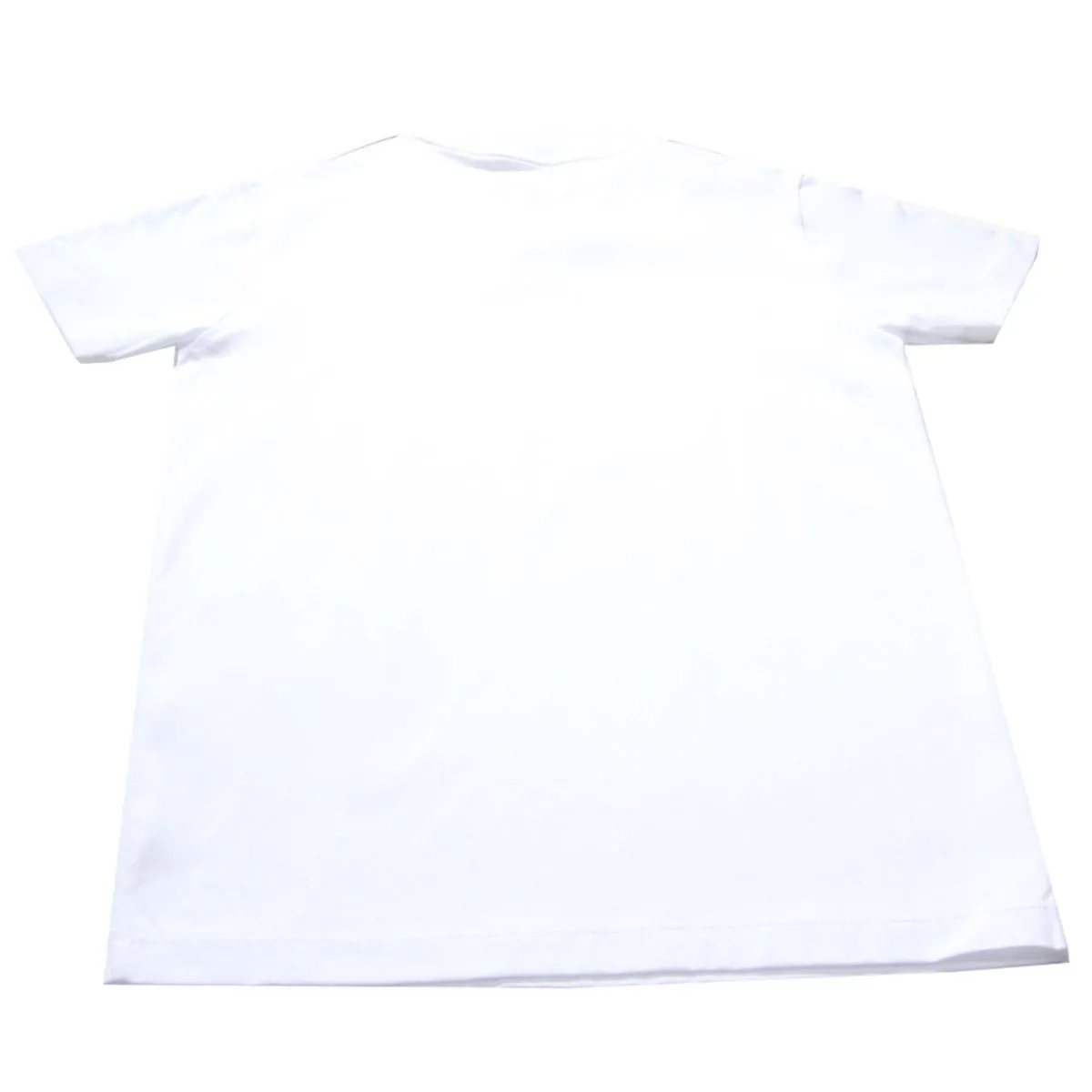 Armani Junior White Sleeve Logo T-shirt