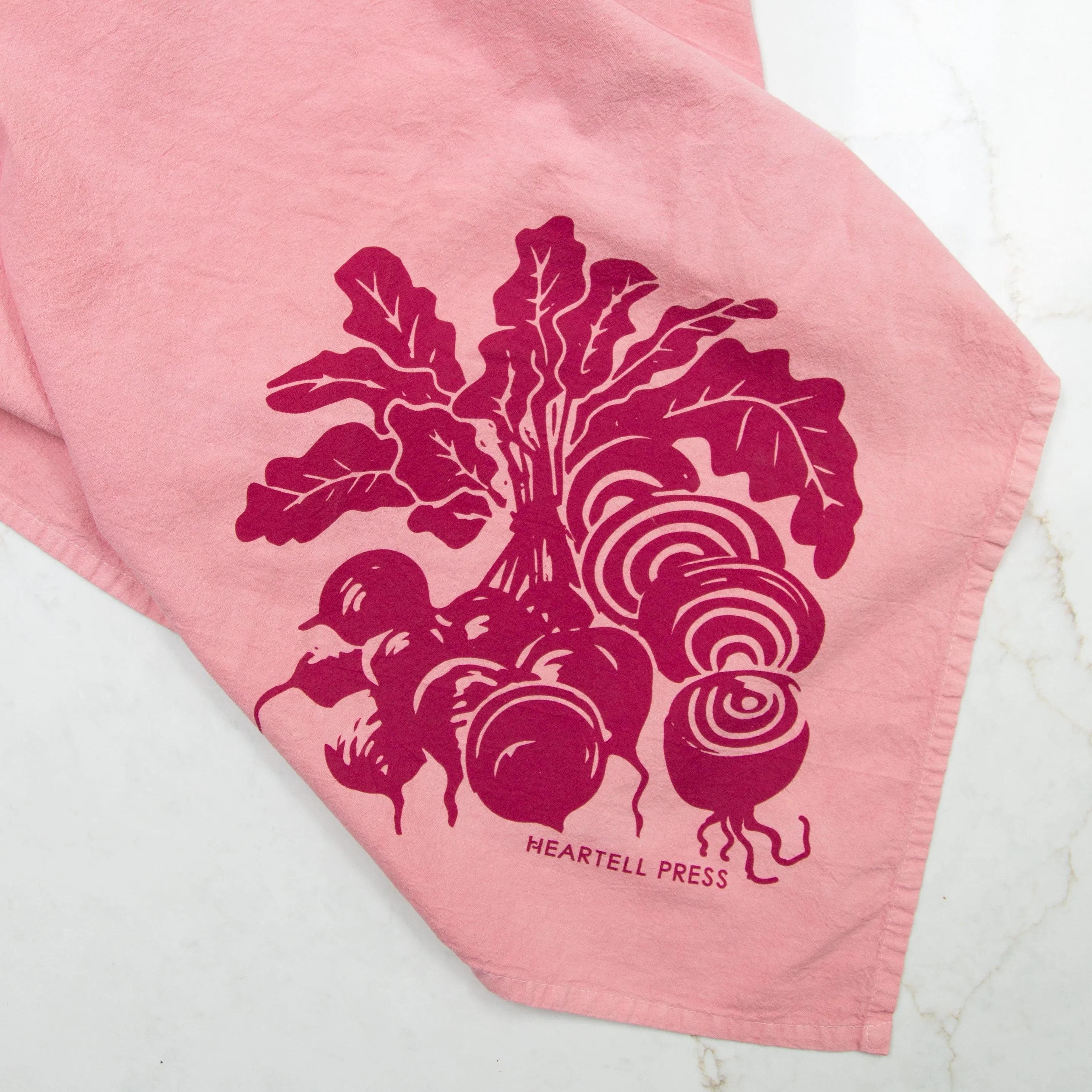 Beets Natural Dye Kitchen Towel