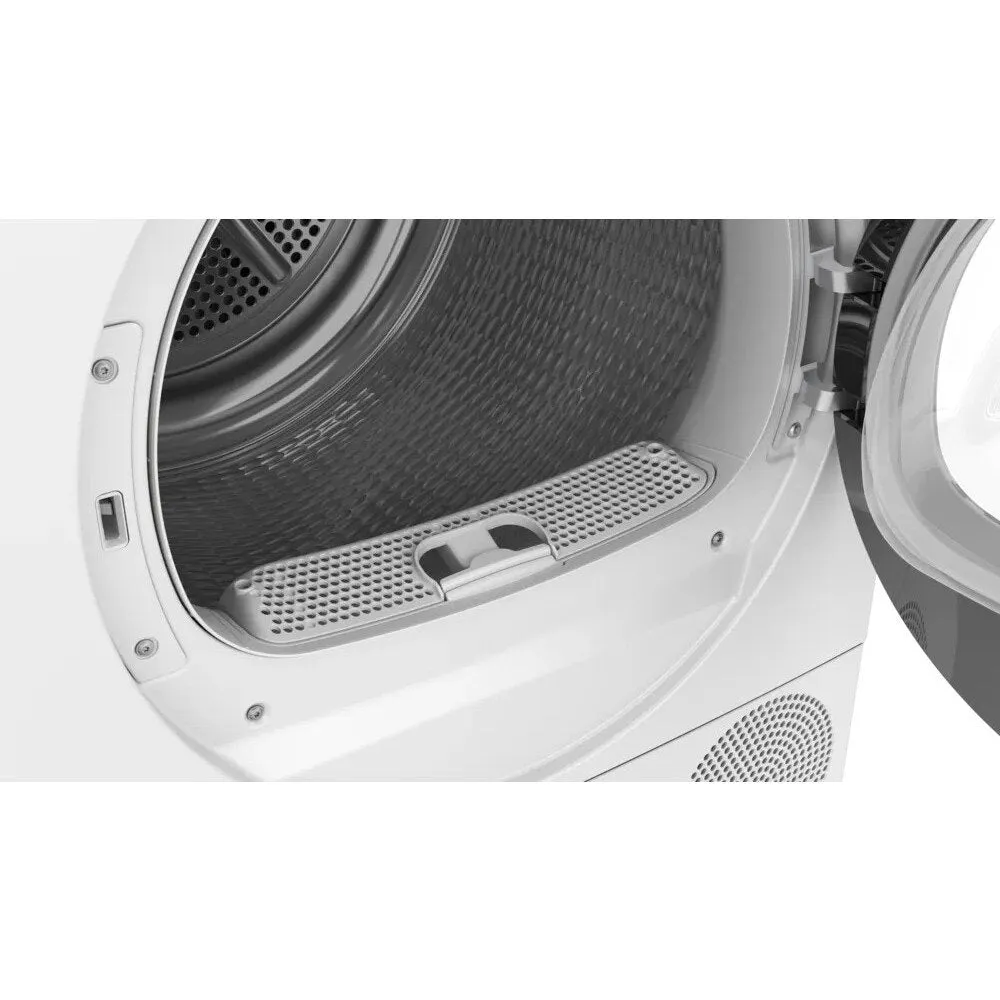 Bosch WTH85225GB 4 Heat Pump Tumble Dryer, 8kg, White, A   Rated