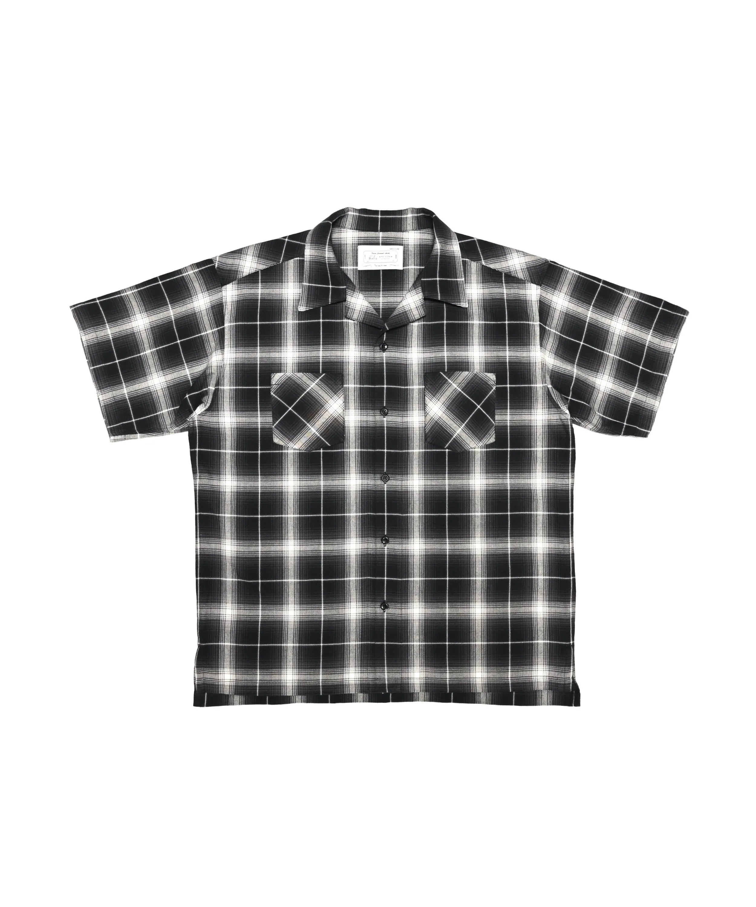 Box short-sleeve shirt "BLACK"