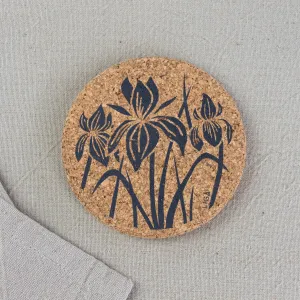 Cork Coaster Iris