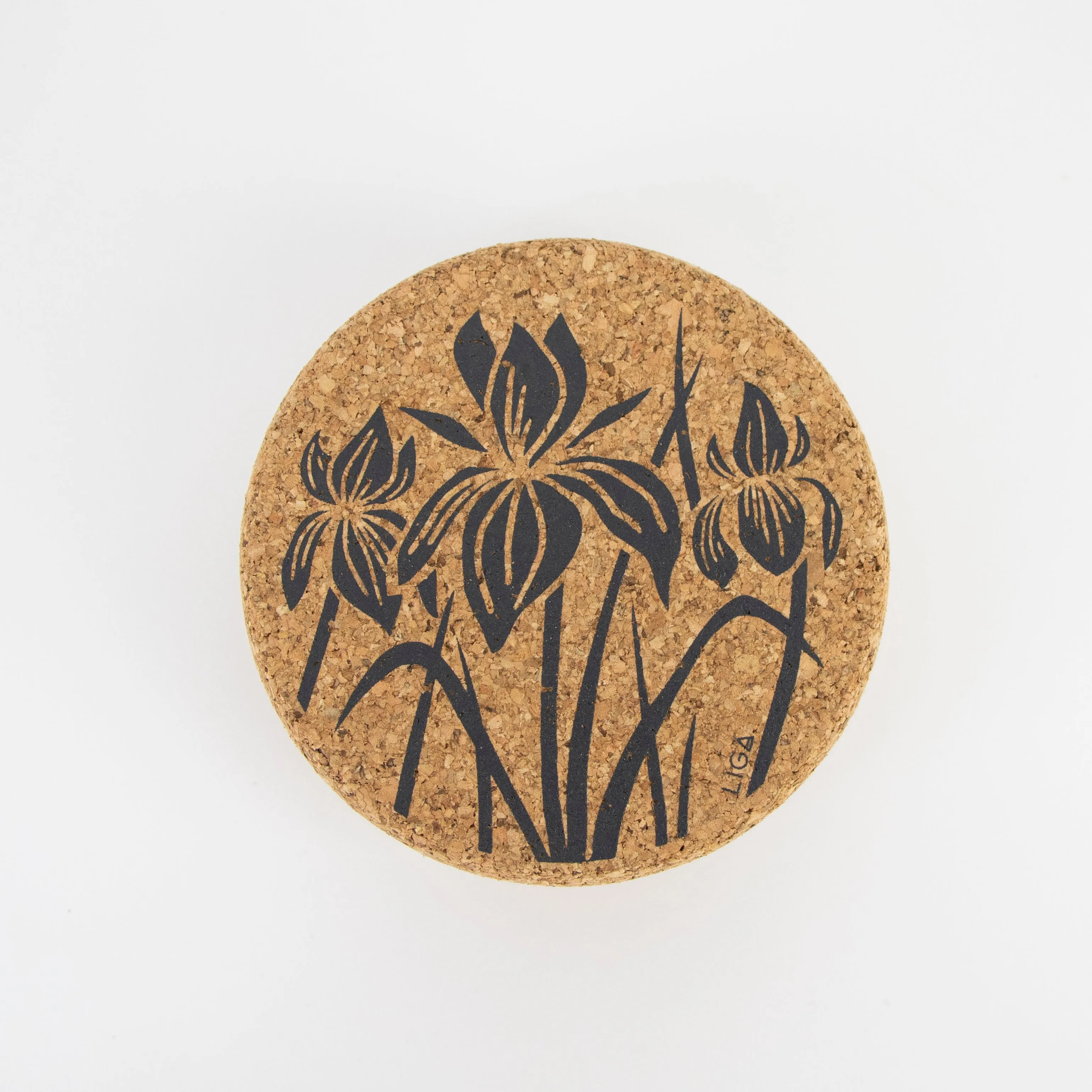 Cork Coaster Iris