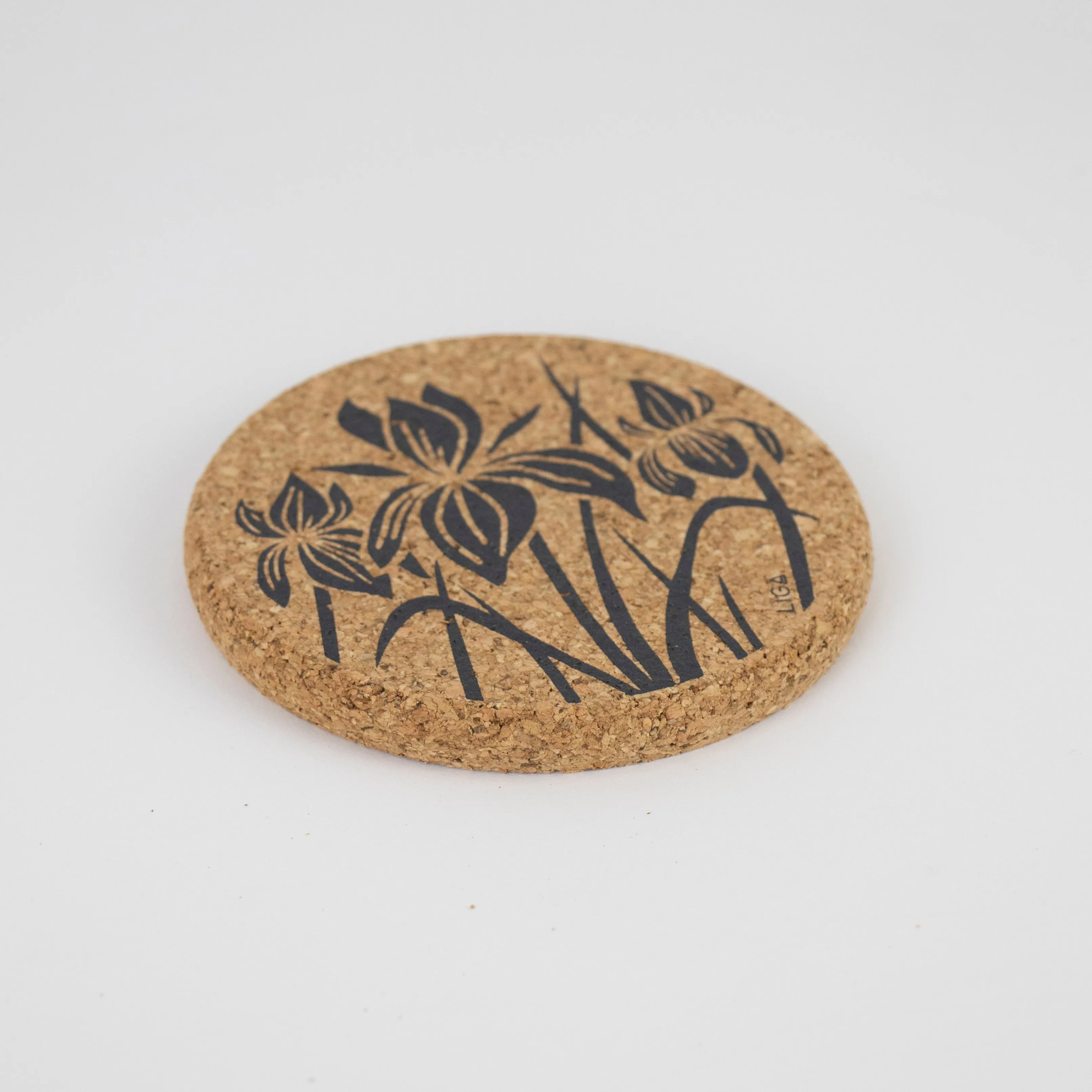 Cork Coaster Iris