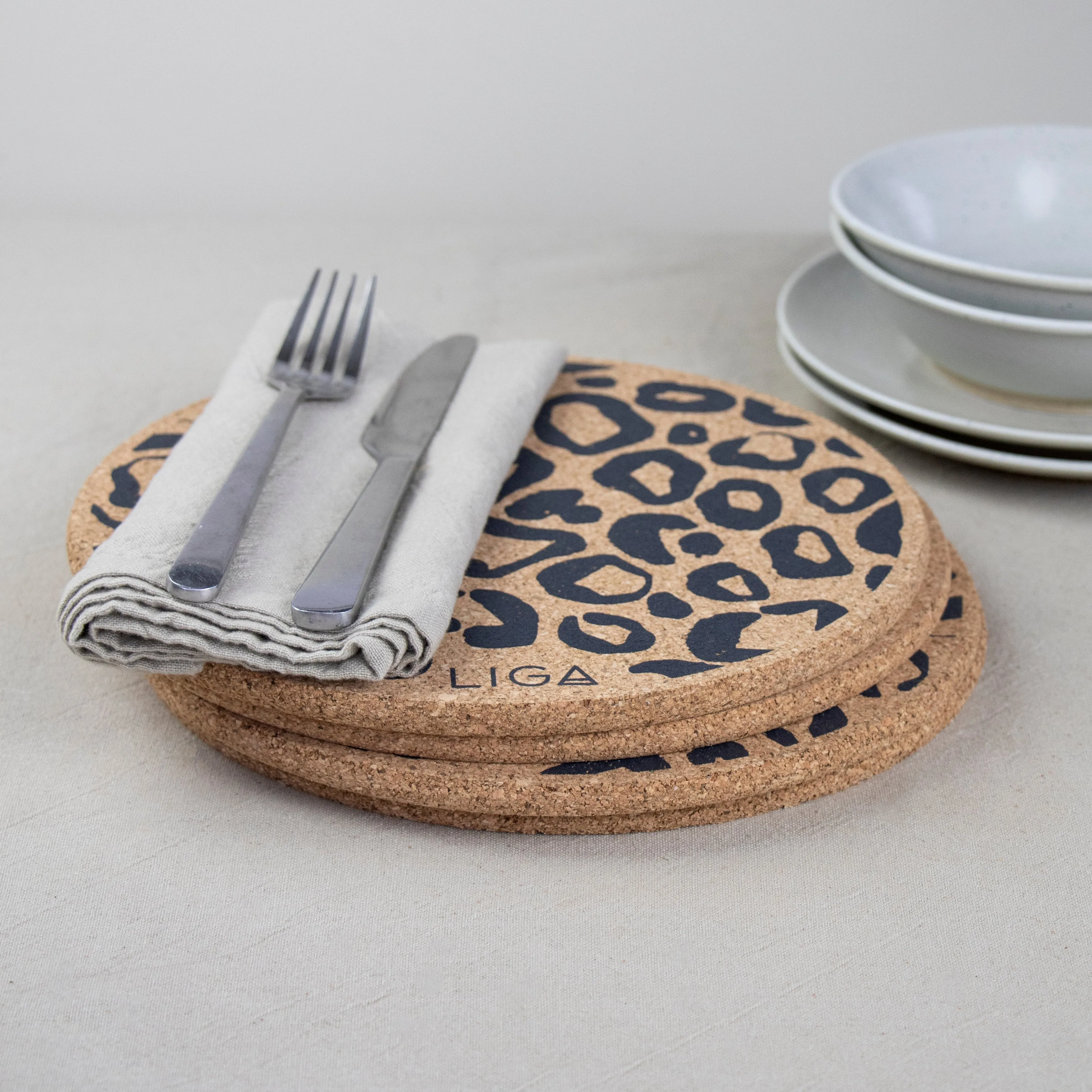 Cork Mats | Leopard