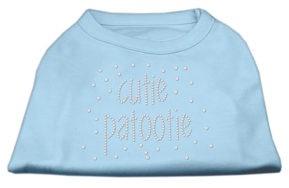 Cutie Patootie Rhinestone Shirts Baby Blue MD (12)