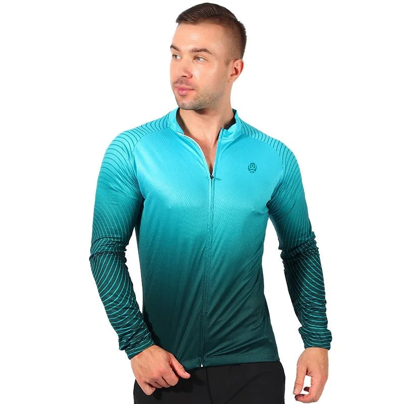 Cycling Jersey Long Sleeve Team Racing Bike Clothing Comfortable Men Shirt Fitness Running Sport Bicycle Jersey