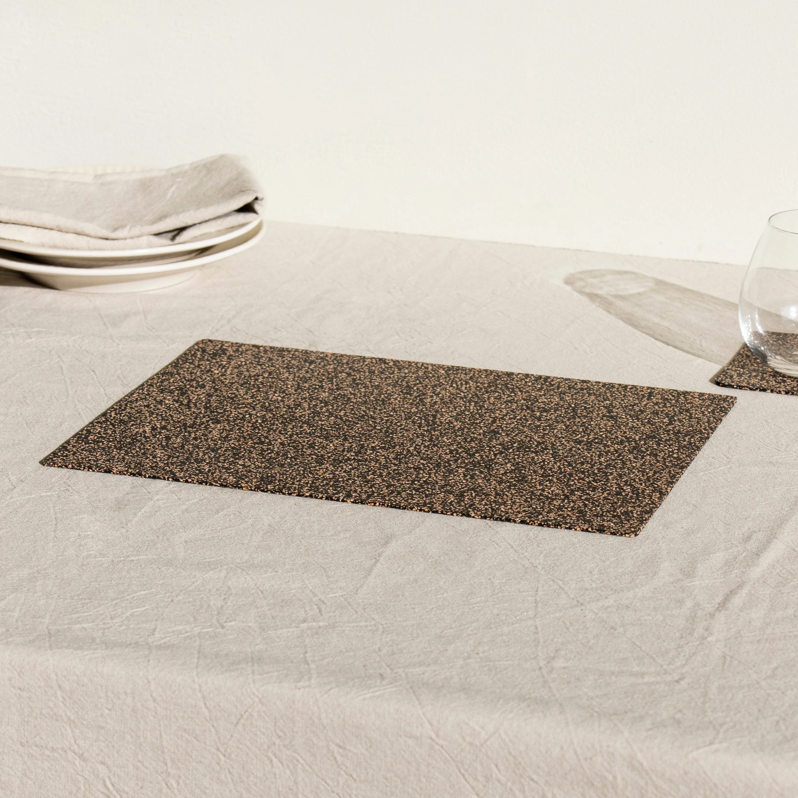 Dash Recycled Rubber & Cork Placemats | Rectangle