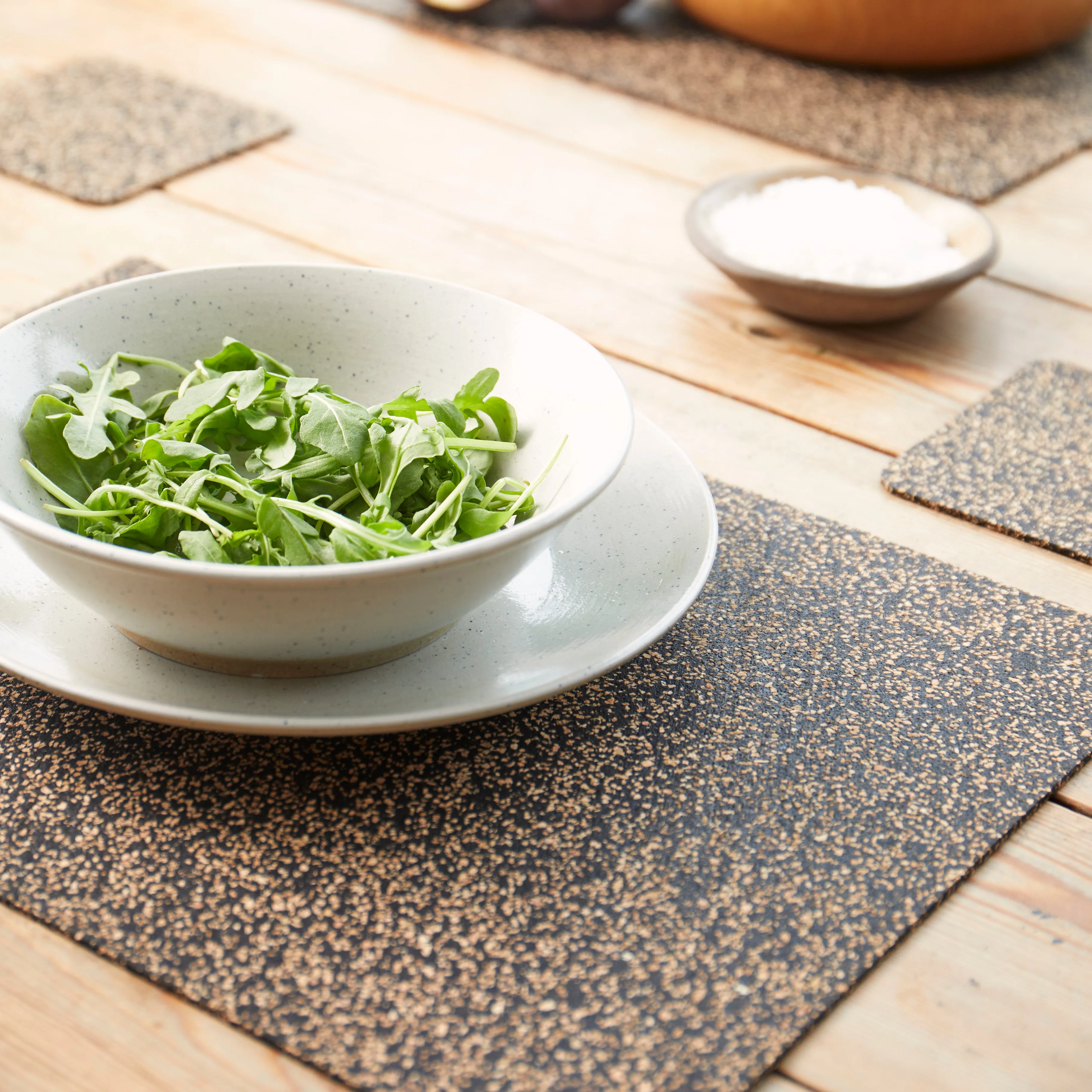 Dash Recycled Rubber & Cork Placemats | Rectangle