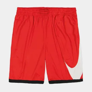 Dri-Fit HBR Mesh Basketball Shorts Mens Shorts (Red)