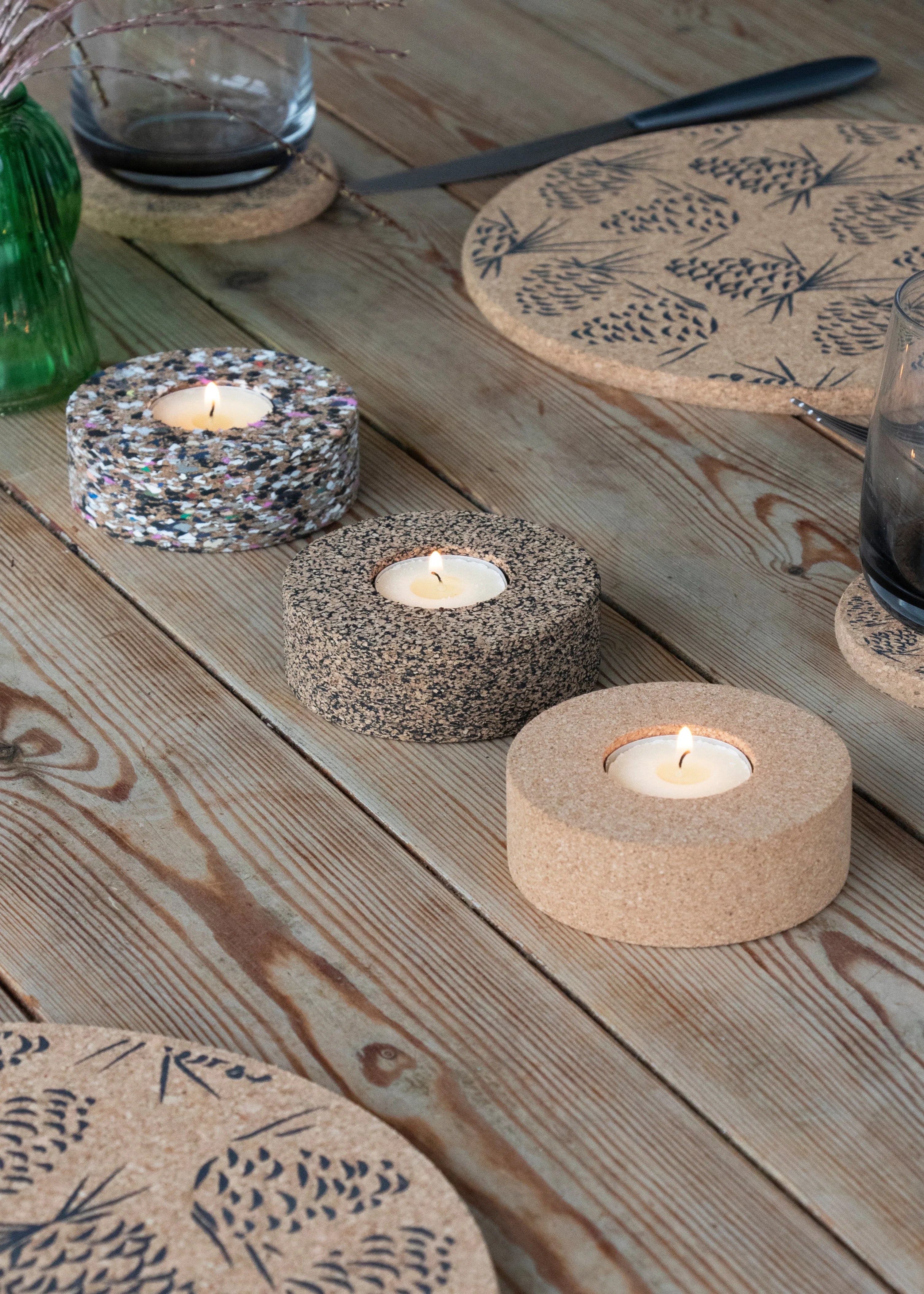 Eco Tea Light Holder | Sand