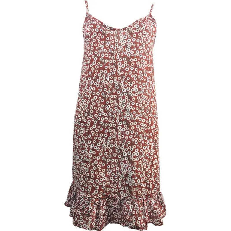 Womens Floral Print Camisole Dress