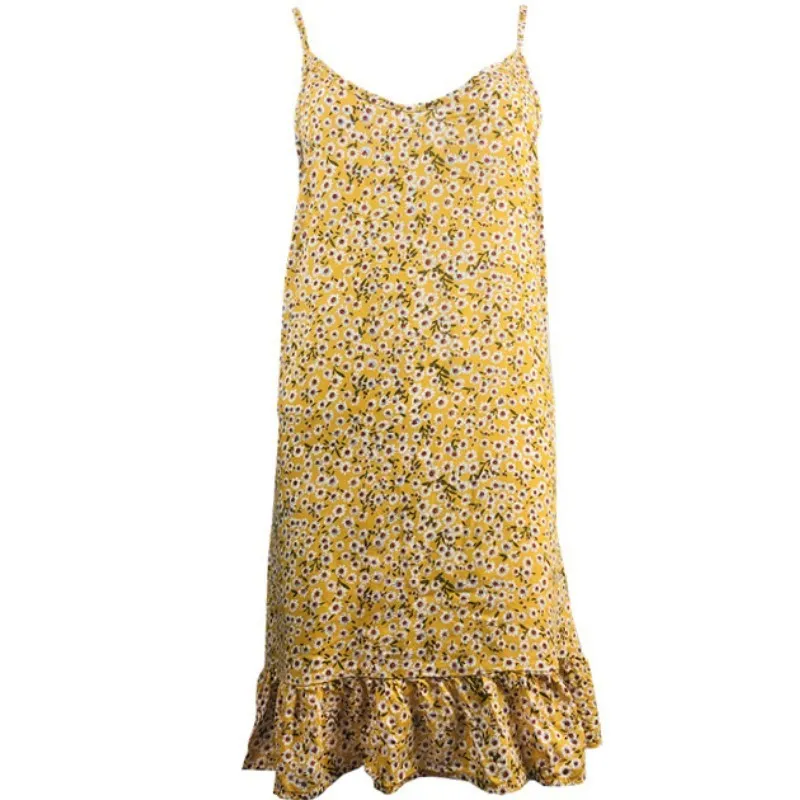 Womens Floral Print Camisole Dress