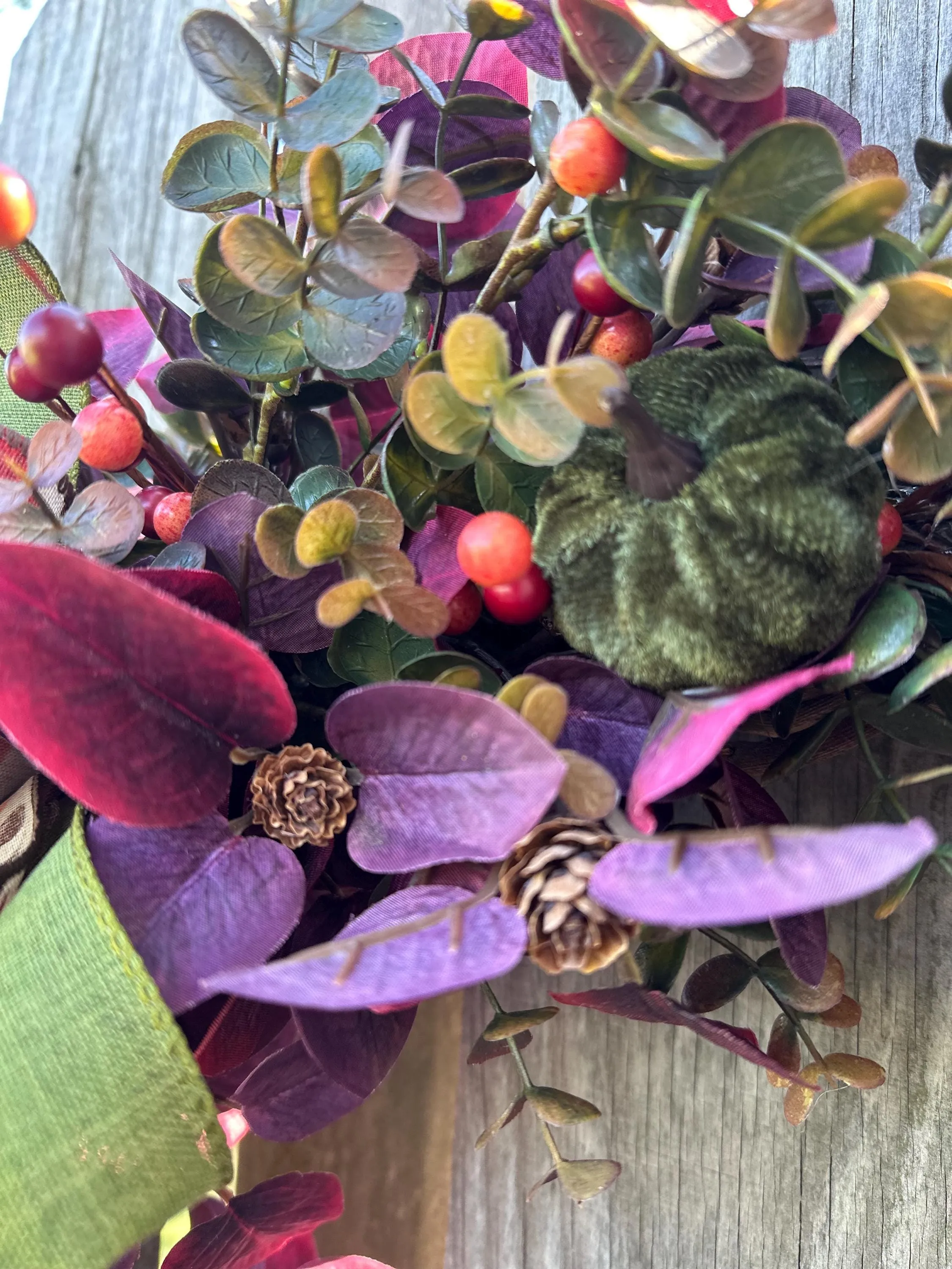 Football front door wreath