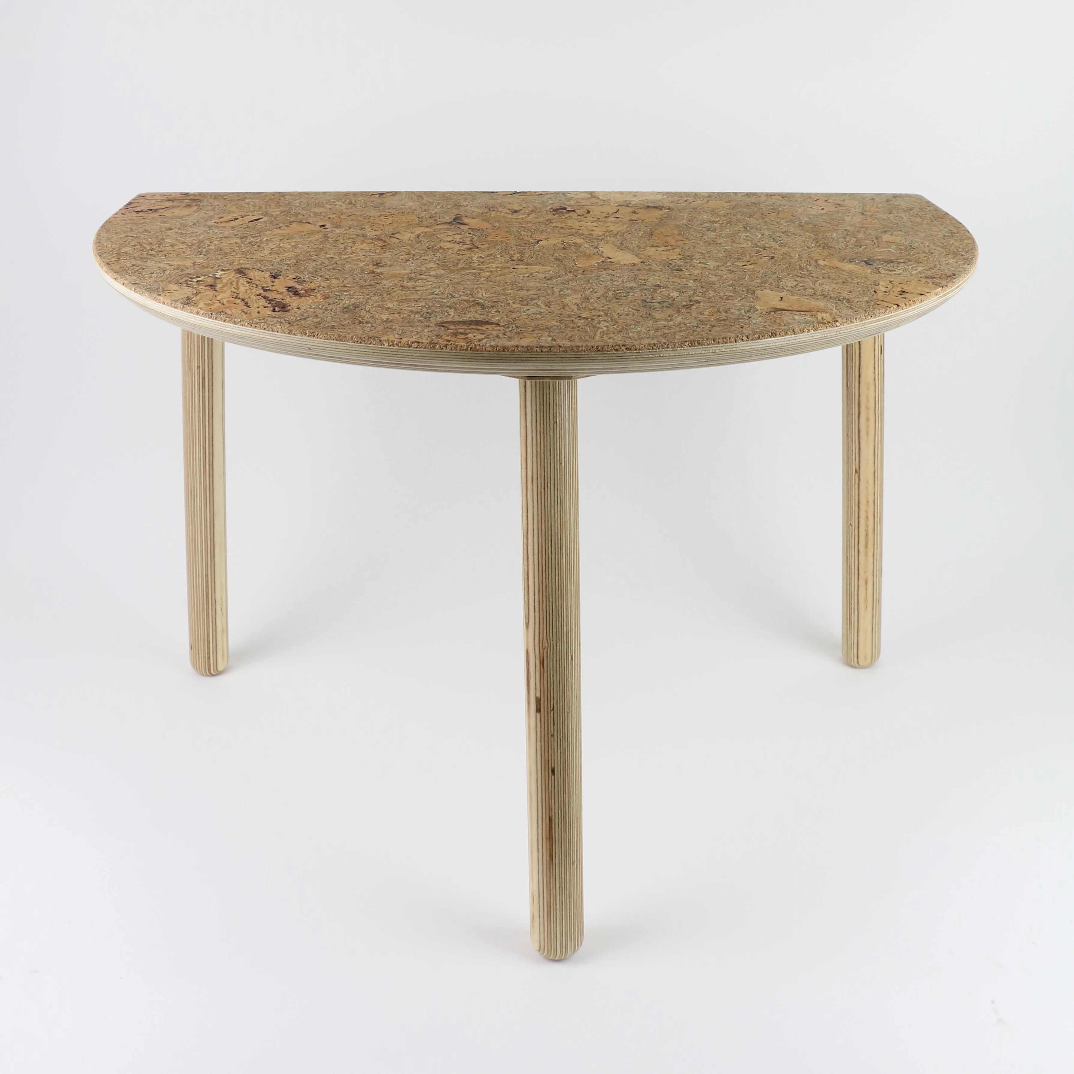 Half Moon Table I Natural Cork