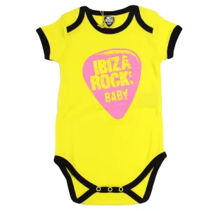 Ibiza Rocks Neon Plectrum Baby Grow