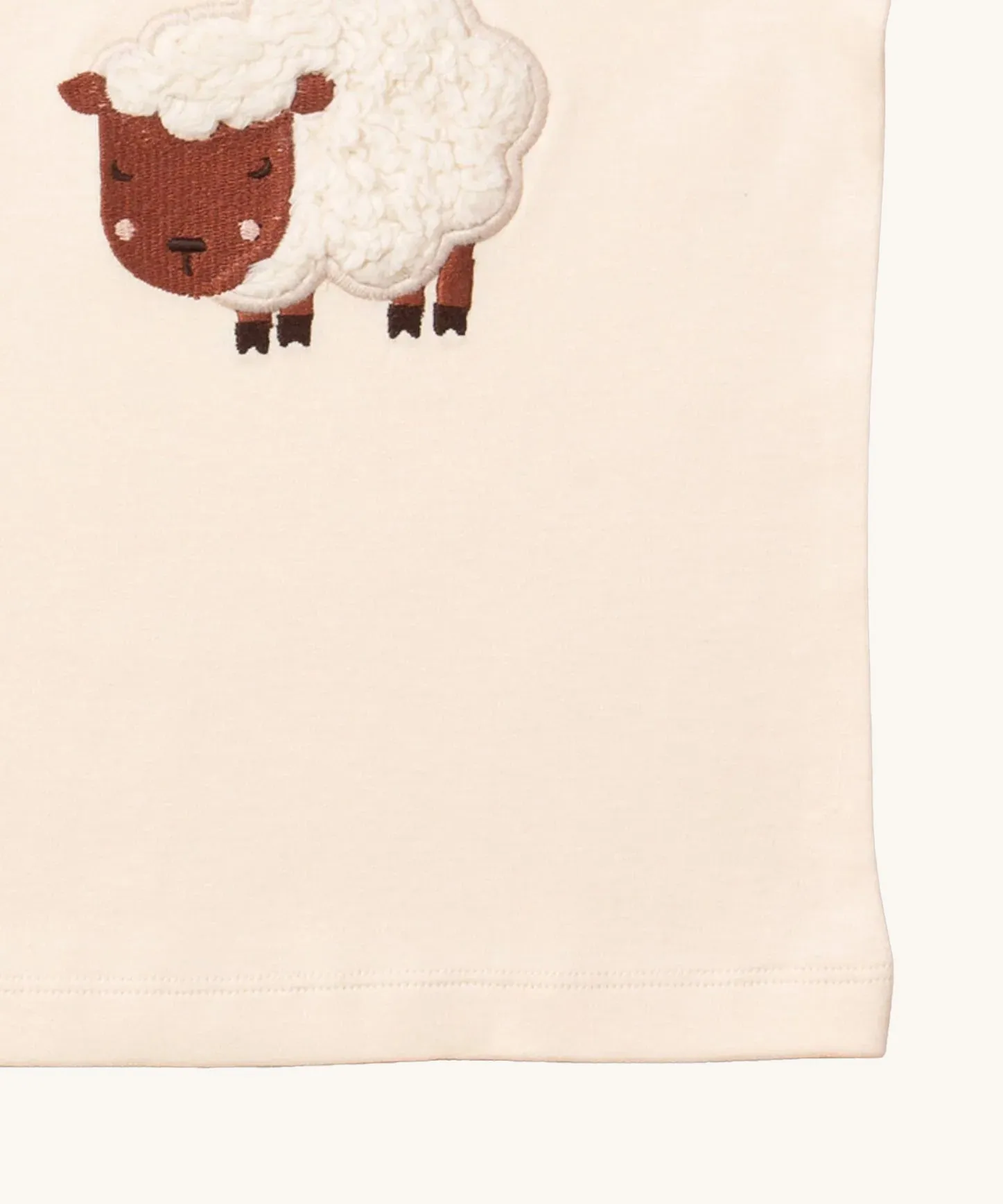 LGR Counting Sheep Applique Short Sleeve T-Shirt