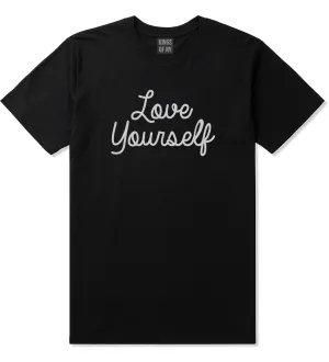 Love Yourself Script Mens T-Shirt