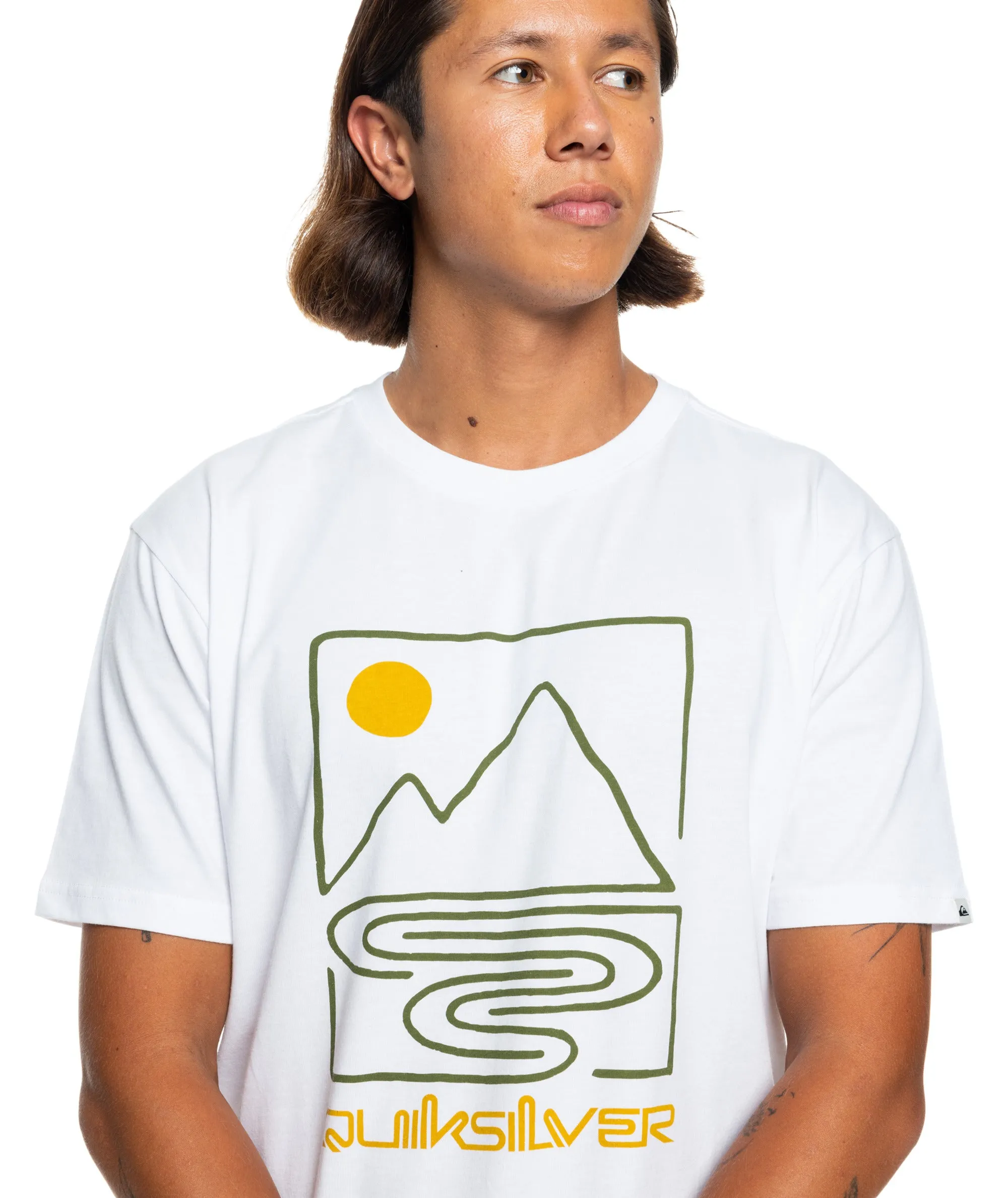 MEN'S QS OUTLINE MOUNTAINS SHORT SLEEVE T-SHIRT