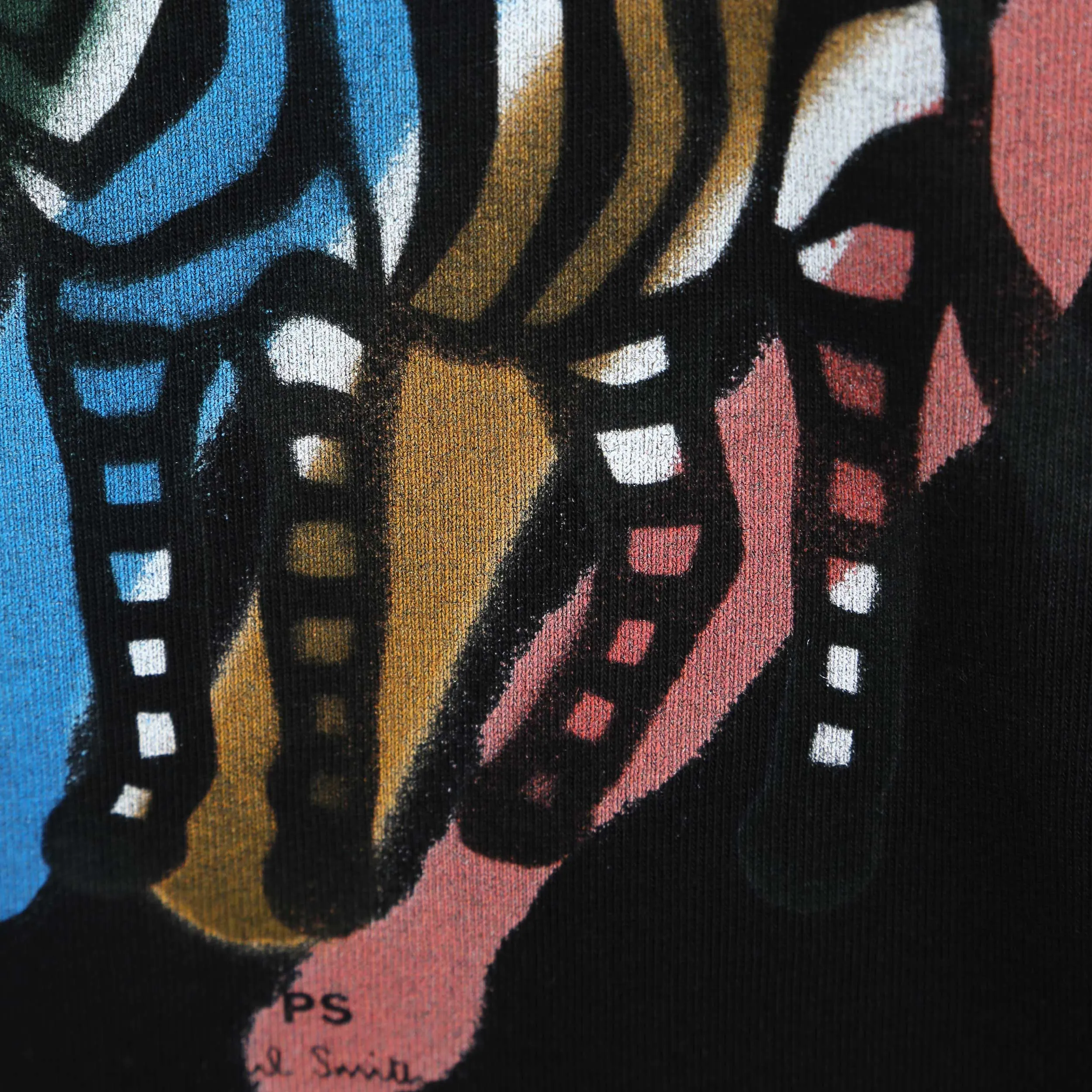 Paul Smith Broad Stripe Zebra T Shirt in Black