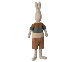 Rabbit, Size 4 - Knitted Shirt and Shorts