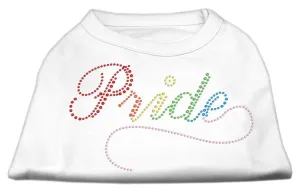 Rainbow Pride Rhinestone Shirts White XXL (18)