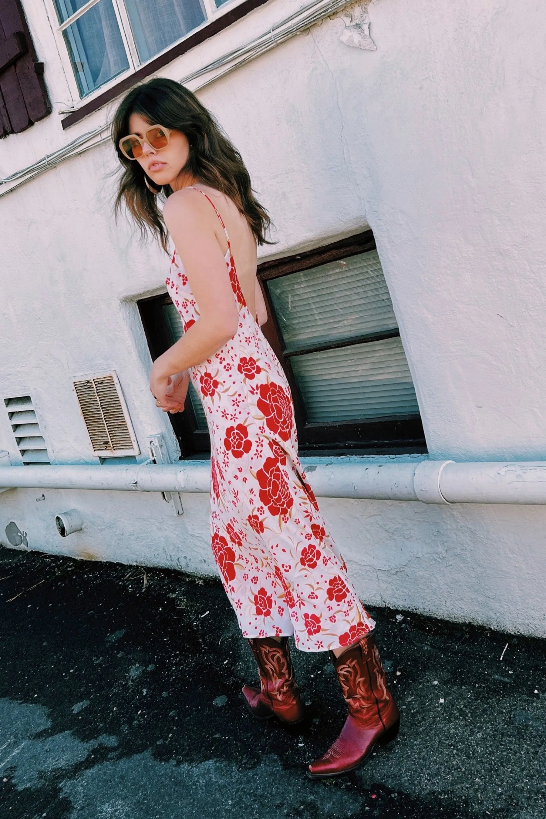 Red Flamenco Betty Dress