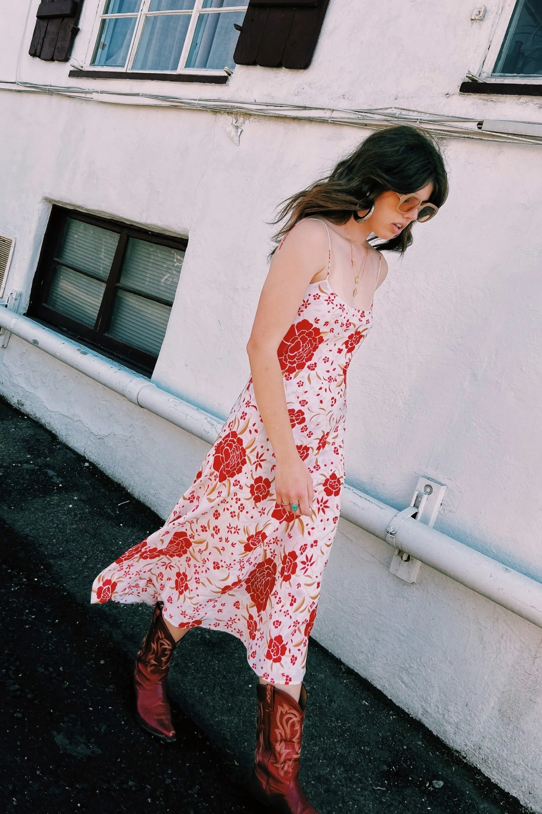 Red Flamenco Betty Dress