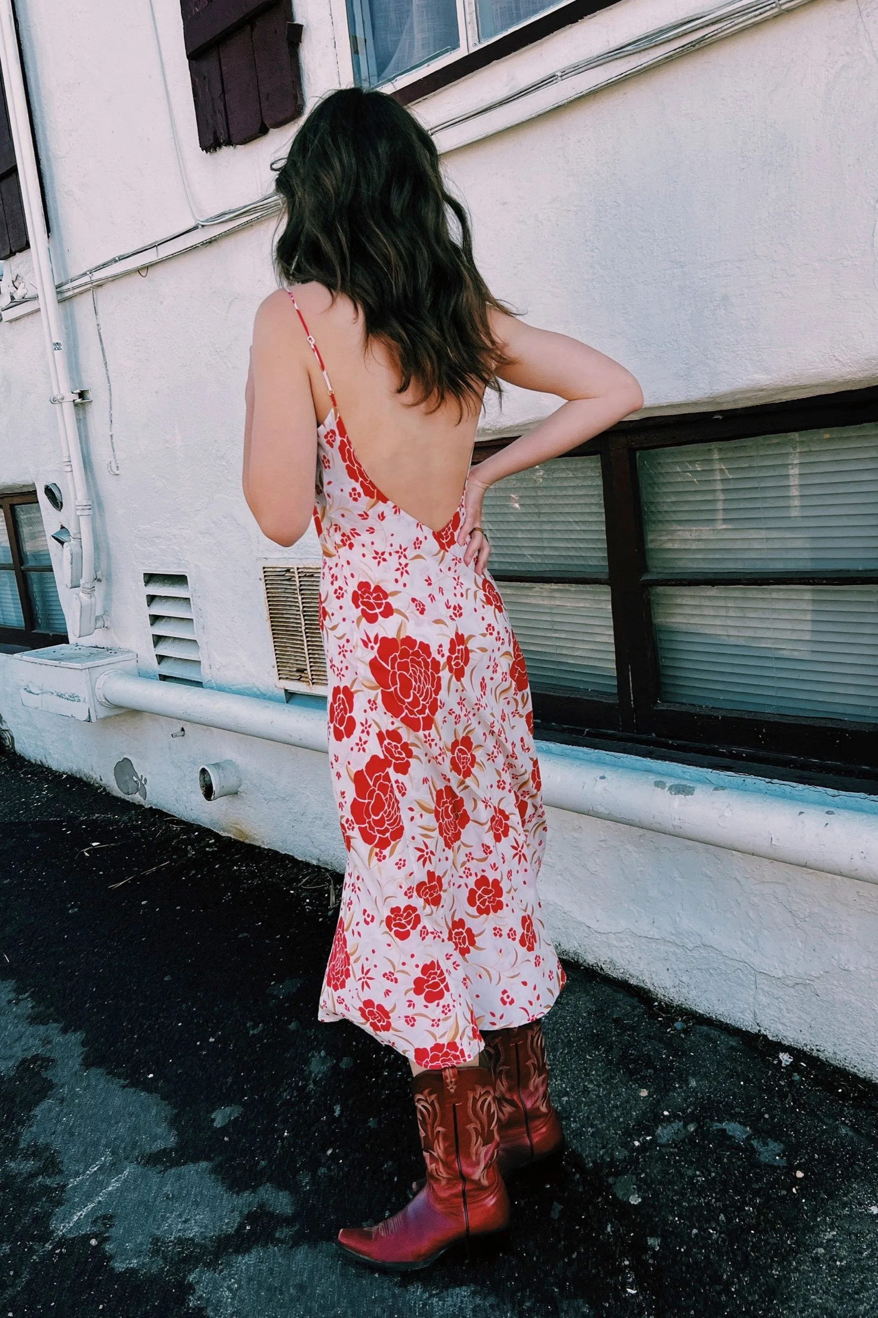 Red Flamenco Betty Dress