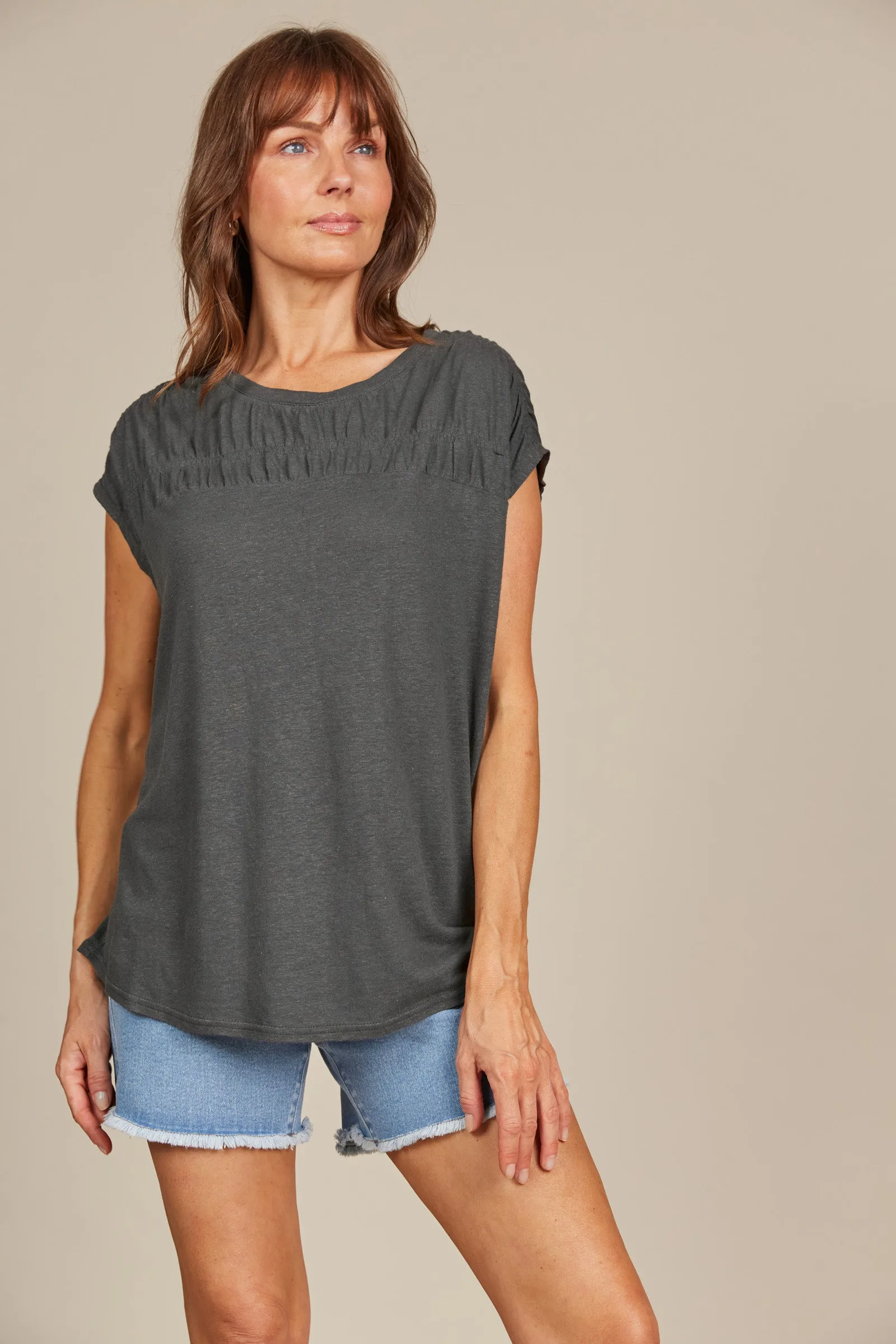 SALE - Sabine T-Shirt - Graphite