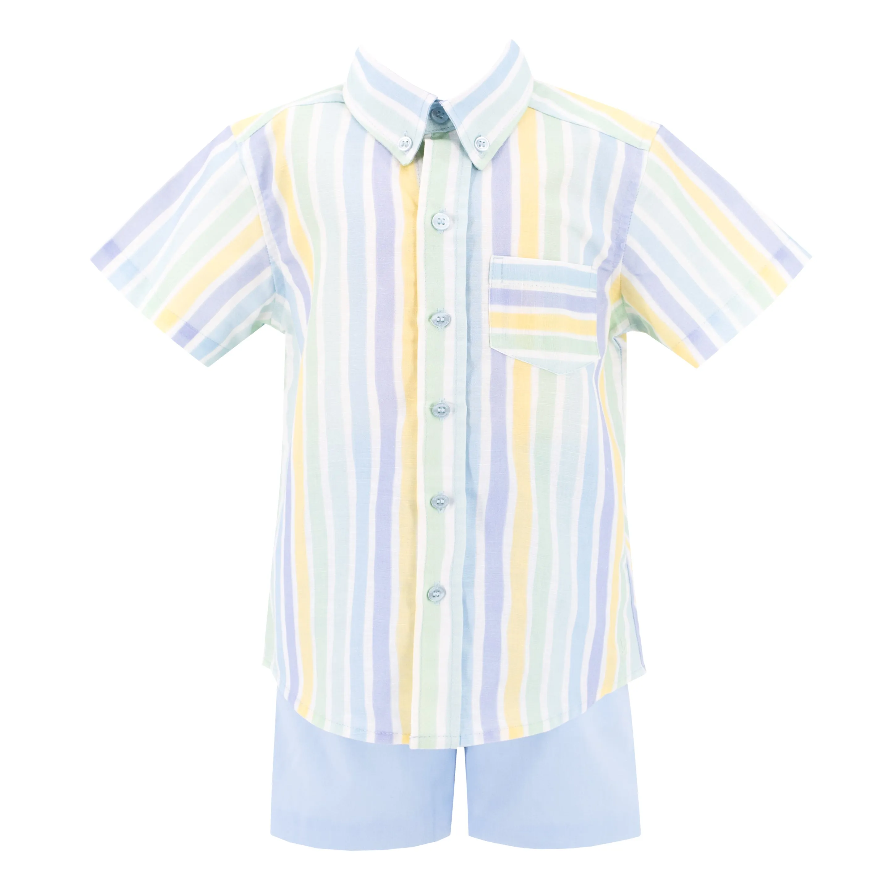 Sam Boy Button Down/Short Set