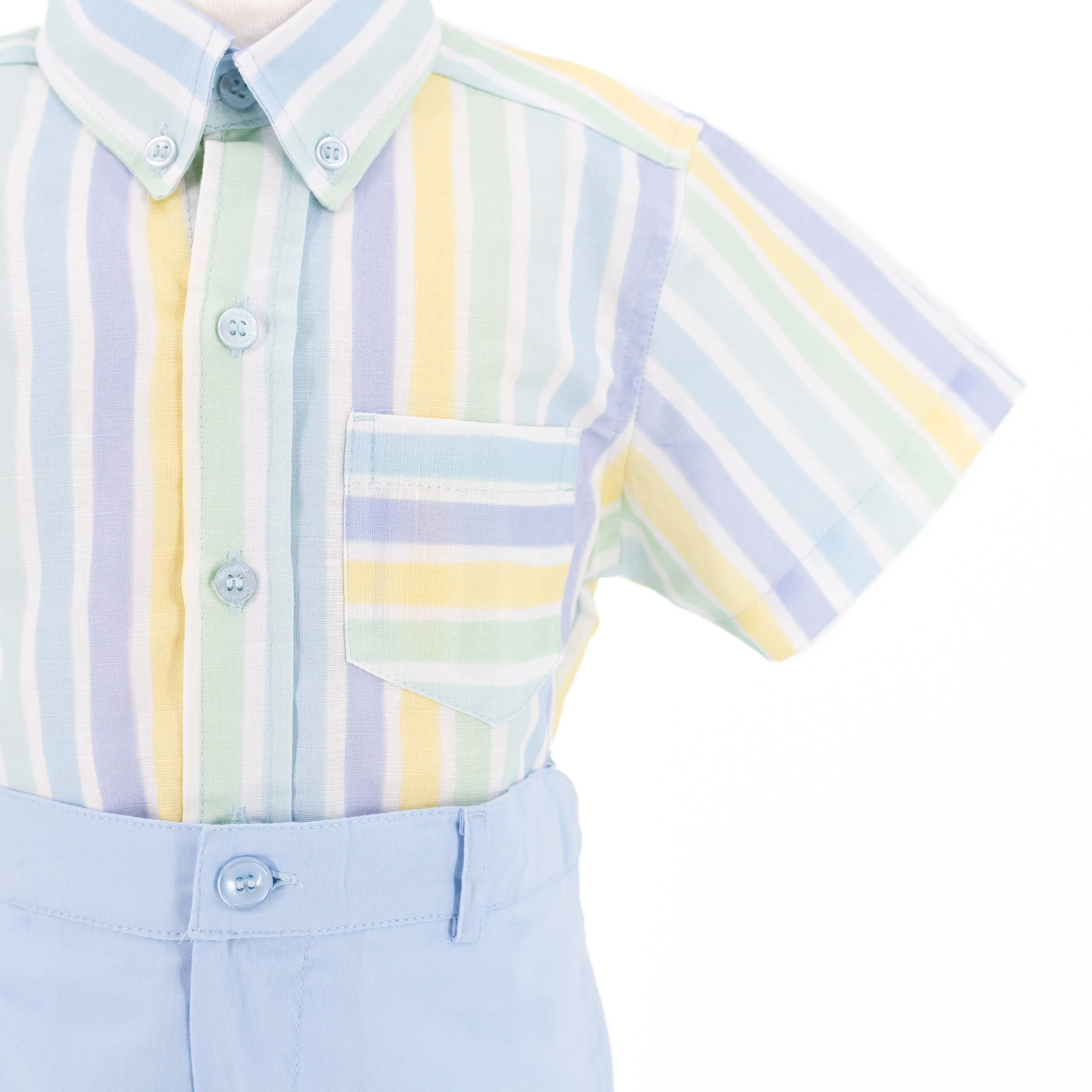 Sam Boy Button Down/Short Set