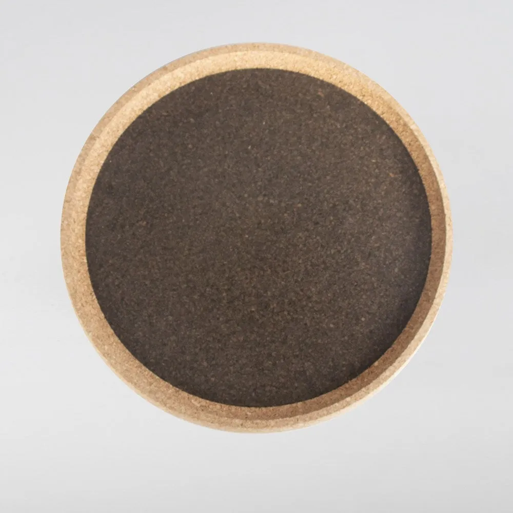 Smoked Cork | Round Tray