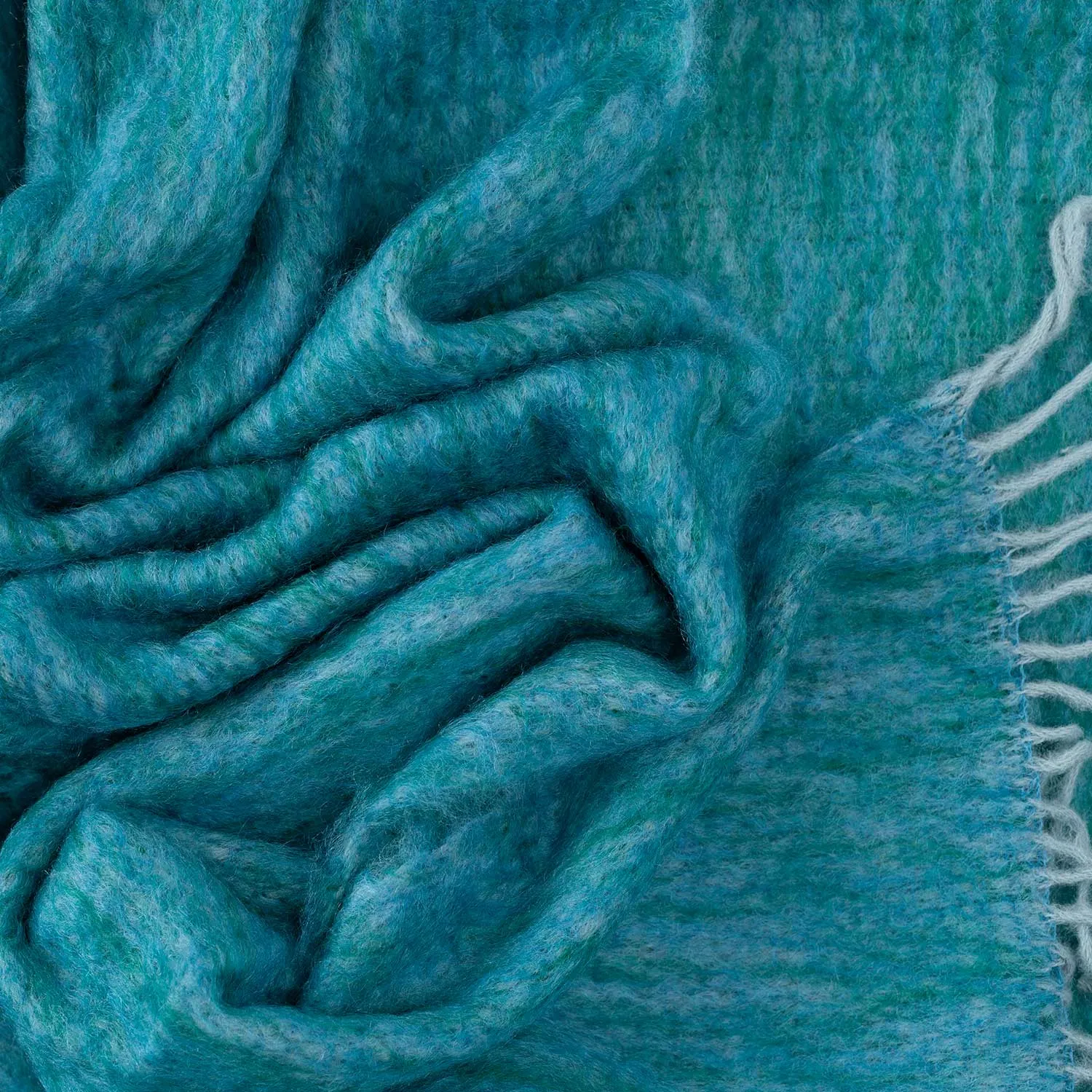 Sofia Mohair Blanket Ocean