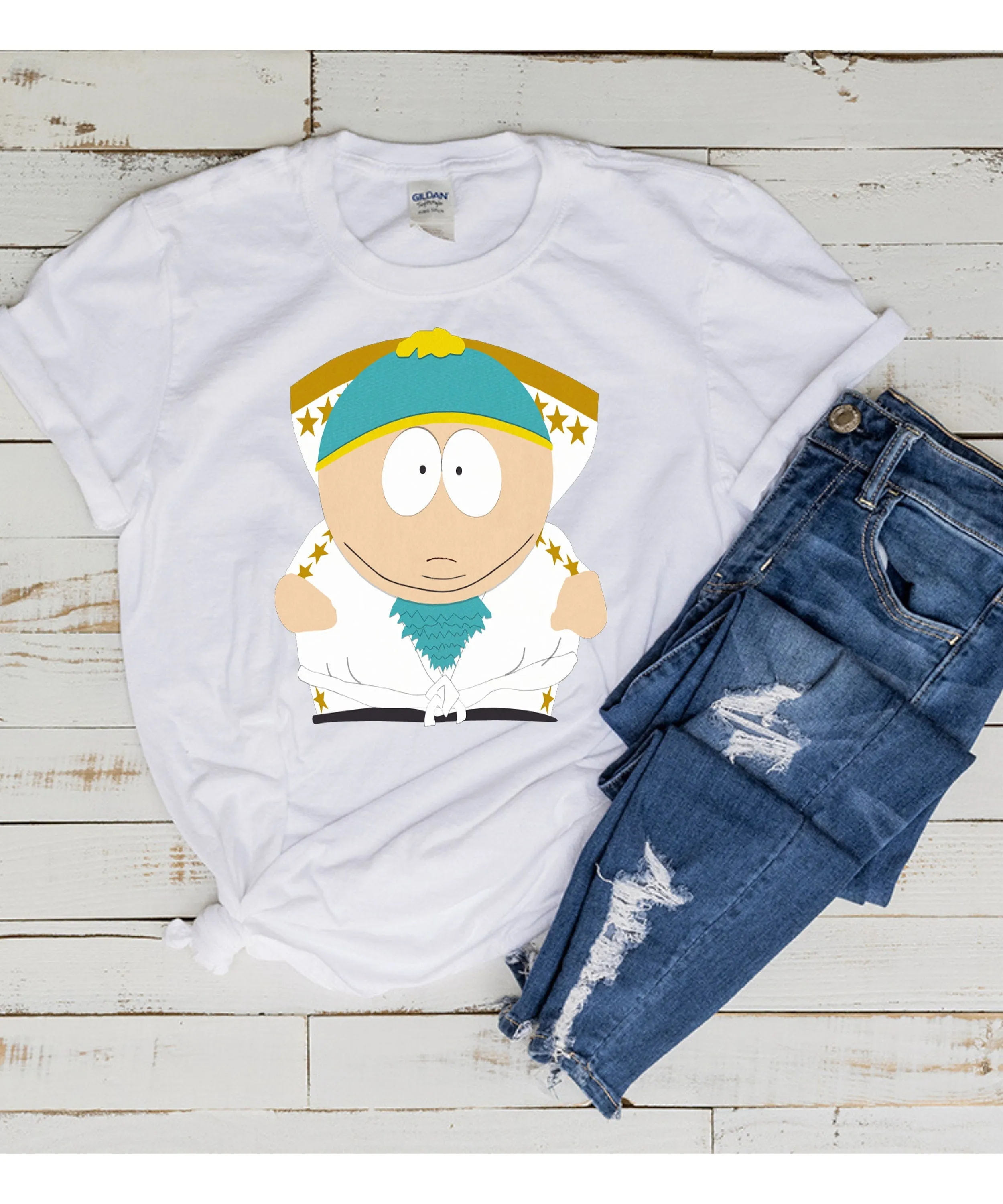 southpark eric cartman  dressed as a stunt bike rider