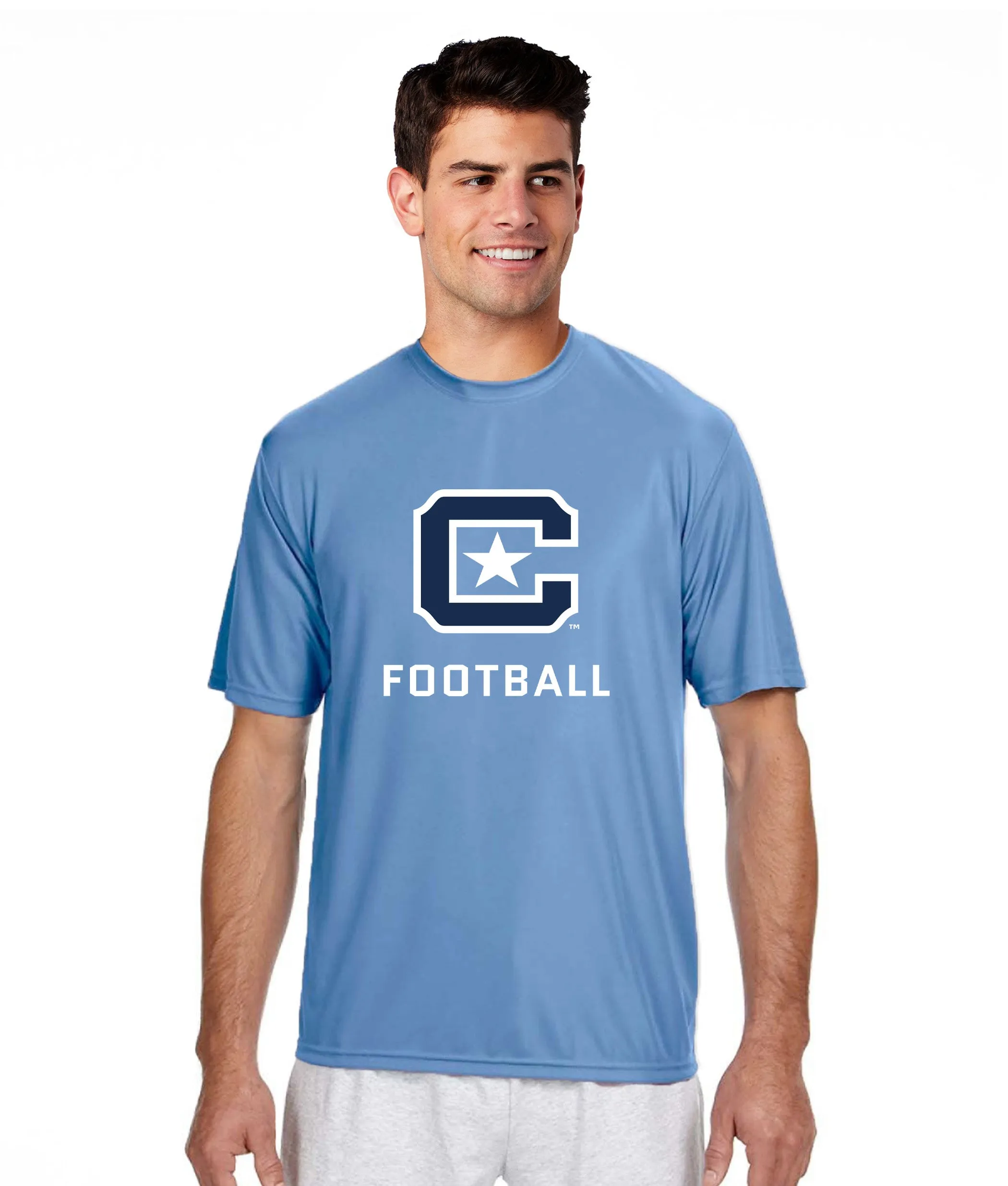 The Citadel C, Sports - Football,  A4 Men's Cooling Performance T-Shirt