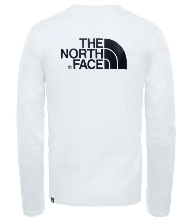 The North Face Easy Long-Sleeve Men Lifestyle Long Sleeve White/Black Nf0A2Tx1-Fn4-1