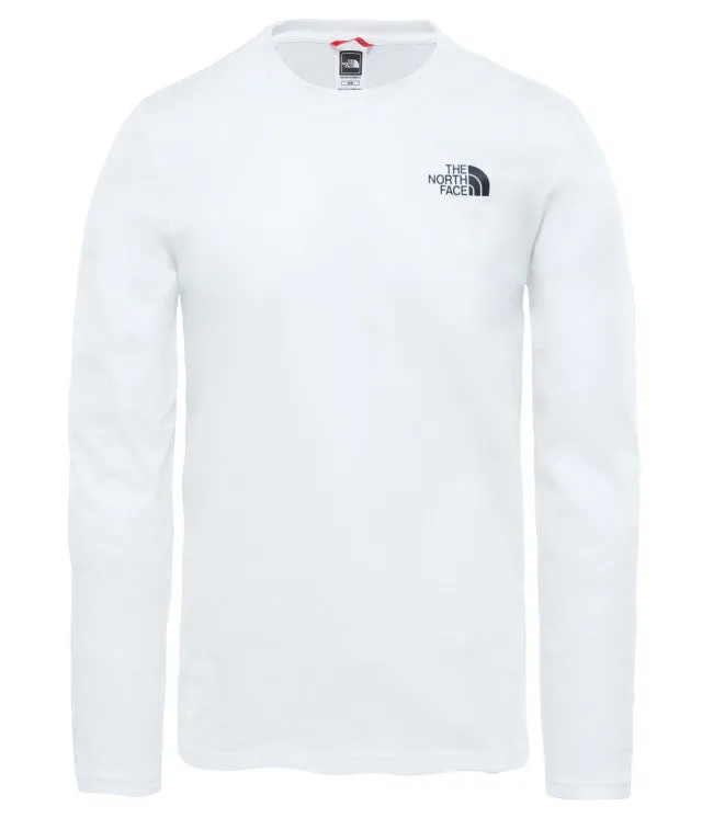 The North Face Easy Long-Sleeve Men Lifestyle Long Sleeve White/Black Nf0A2Tx1-Fn4-1