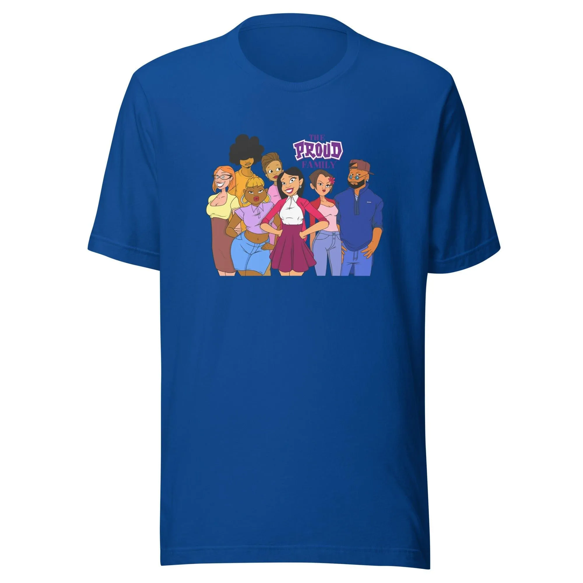 The Proud Family Tshirt Animated TV Series Cast DTG Printed Short Sleeve Premium Top