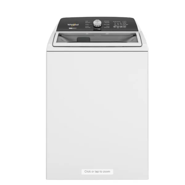 Whirlpool 2 in 1 Removable Agitator 4.7-cu ft High Efficiency Impeller and Agitator Top-Load Washer (White)  Model #WTW5057LW