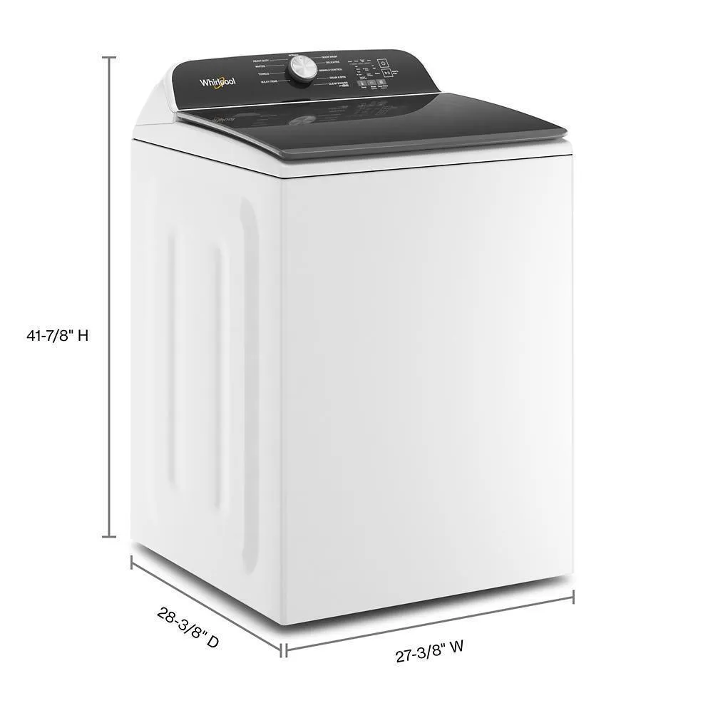 Whirlpool WTW500CMW 5.3 Cu. Ft. Large Capacity Top Load Washer