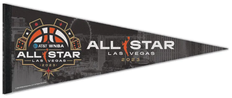 WNBA Women's Basketball 2023 All-Star Game Las Vegas Premium Felt Pennant - Wincraft