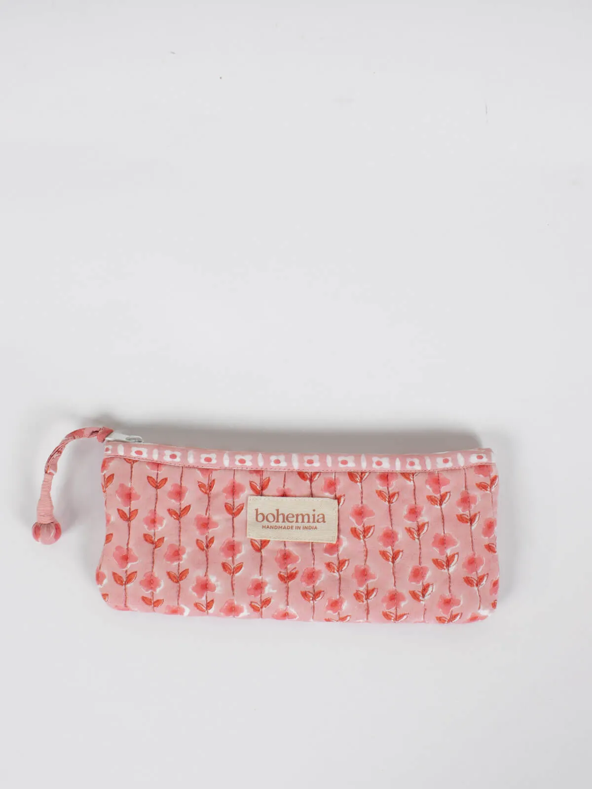 Zip Pouches Set of 4, Vintage Pink