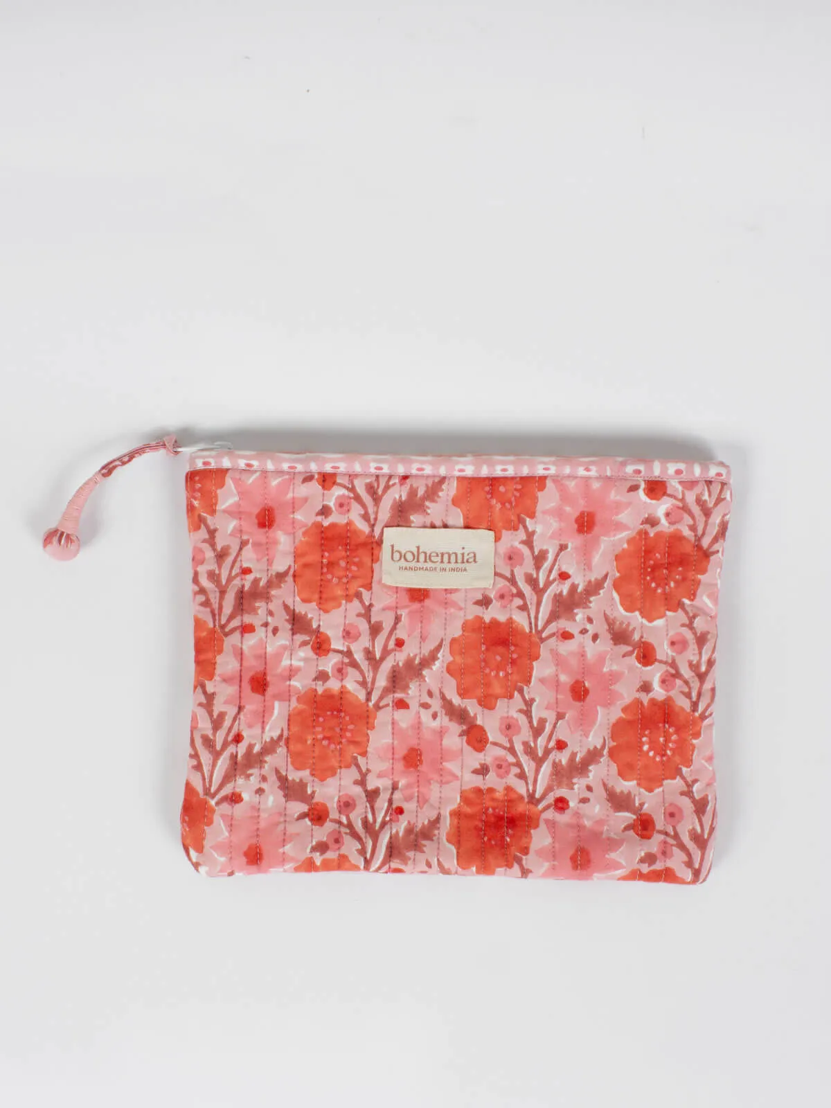 Zip Pouches Set of 4, Vintage Pink